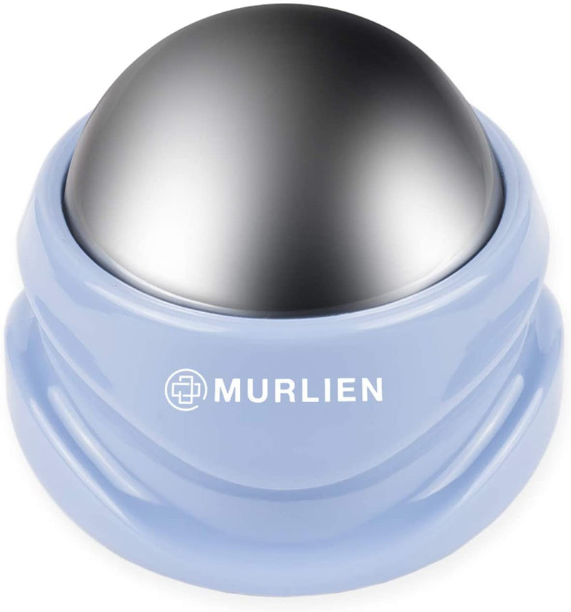 MURLIEN Ice Therapy Massage Roller Ball Manual Massager for Trigger Point Deep Tissue Massage Alleviating Muscle Tension and Pain Relief Suitable for Neck Back Shoulders Arms Legs Thighs etc.