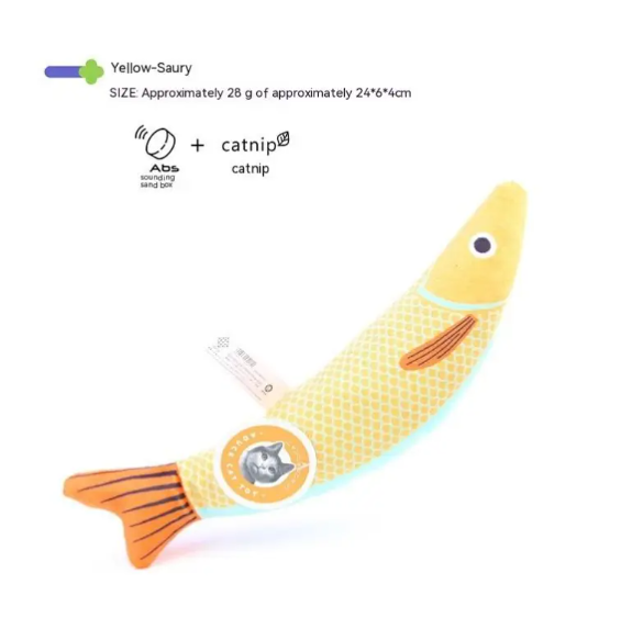 Catnip Fish Plush Toy