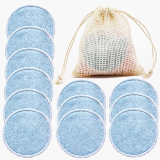 12-Pack Reusable Cotton Makeup Remover Pads â€“ Washable & Eco-Friendly