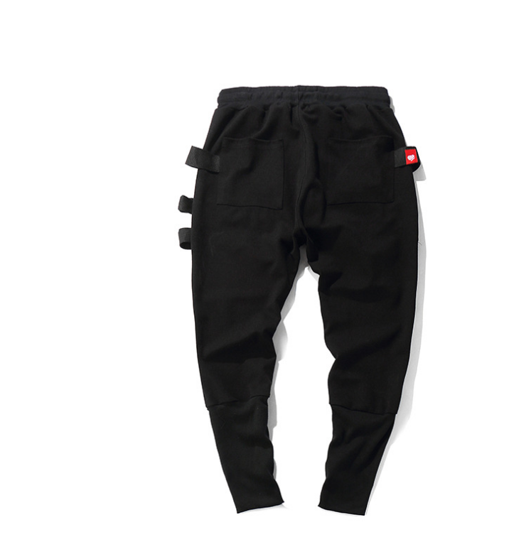 Woven Strap Joggers, Harem Pants, Casual Trousers