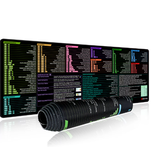 Shortcut Key Mouse Pad Oversized Thickened Desk Keyboard Pad