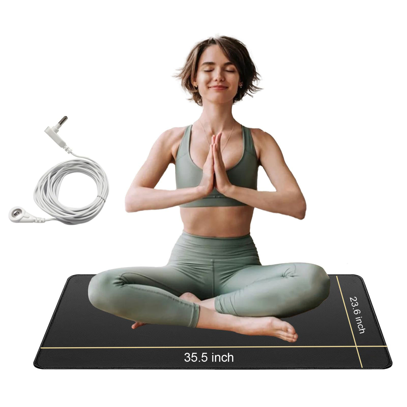 Premium Anti-Radiation Grounding Mat â€“ Graphene Yoga & Decompression Mat with Grounding Wire