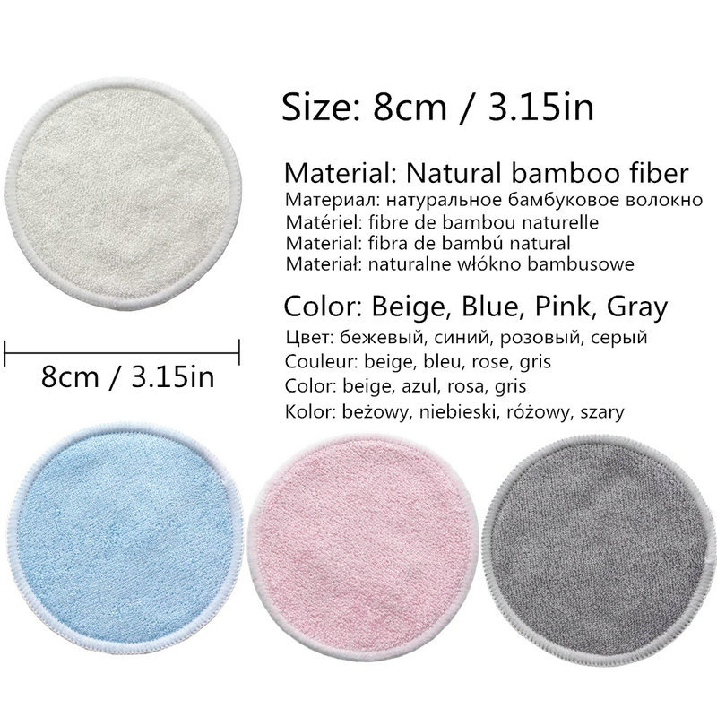 12-Pack Reusable Cotton Makeup Remover Pads â€“ Washable & Eco-Friendly