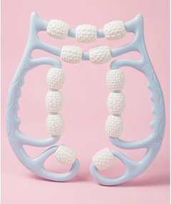 Plastic Massager Relax Plastic Leg Roller Ten Three Wheels Ring Foam Roller