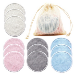 12-Pack Reusable Cotton Makeup Remover Pads – Washable & Eco-Friendly