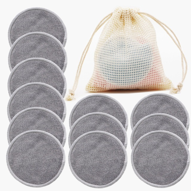 12-Pack Reusable Cotton Makeup Remover Pads â€“ Washable & Eco-Friendly