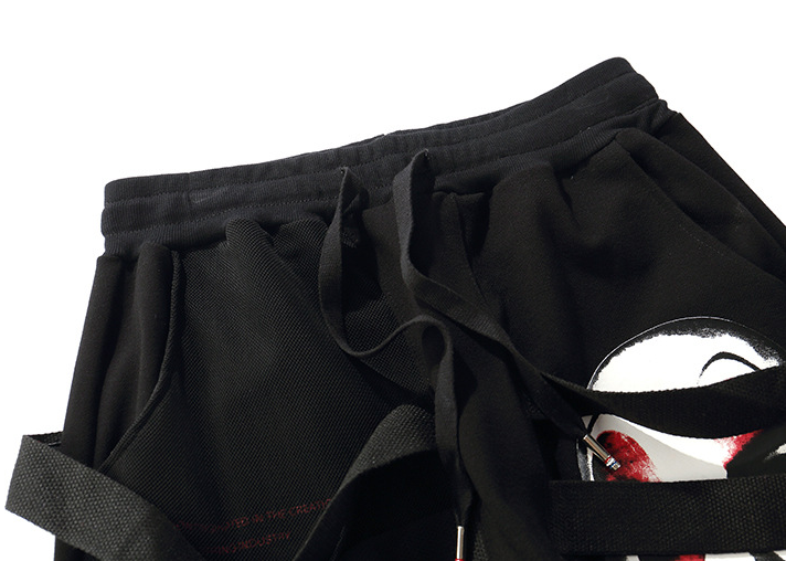 Woven Strap Joggers, Harem Pants, Casual Trousers