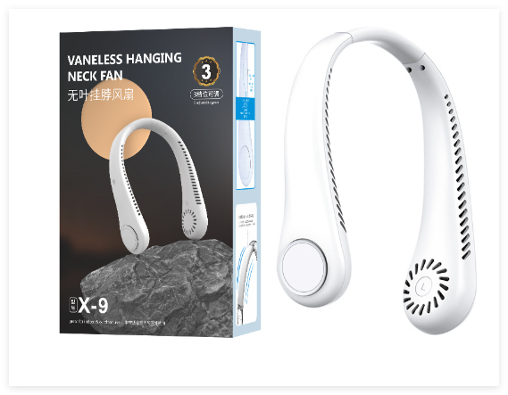 360° Adjustable Portable Neck Fan (USB Rechargeable)