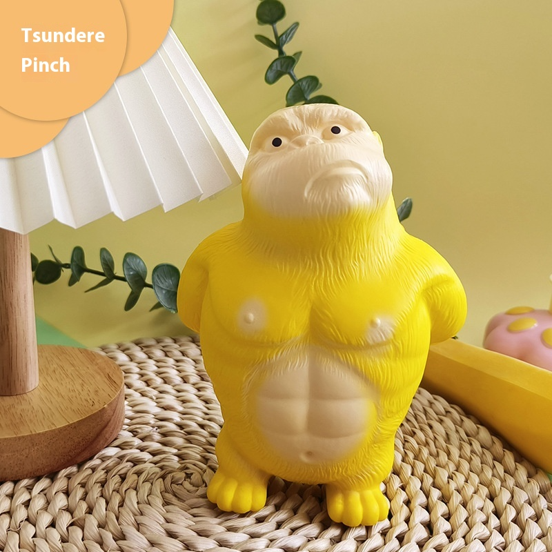 Stress Relief Grip: Squeezy Gorilla Toy