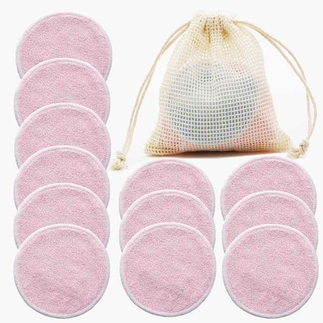 12-Pack Reusable Cotton Makeup Remover Pads â€“ Washable & Eco-Friendly